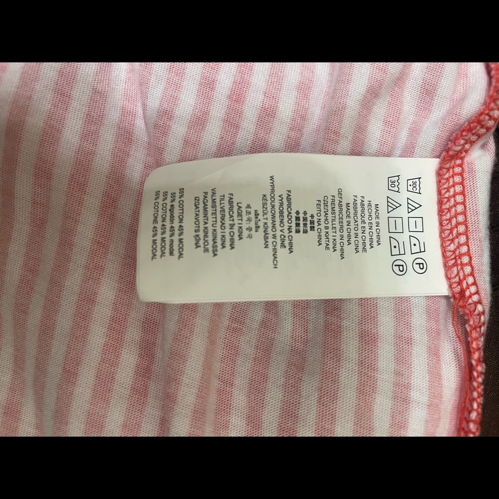 Michael Kors red and white striped shirt - Picture 9 of 9